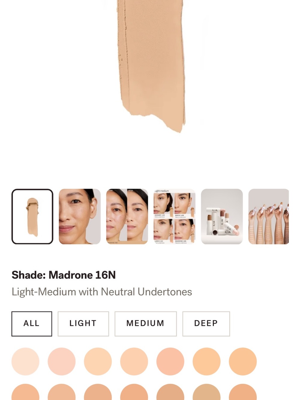 ILIA Skin Rewind Complexion Stick 16N Madrone - Picture 8 of 8